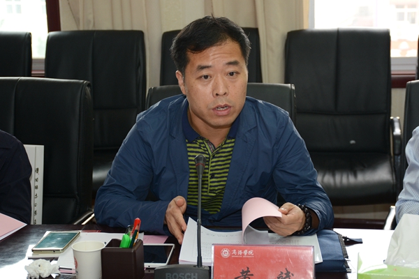 陕西省卫计委科教处副处长黄斌讲话